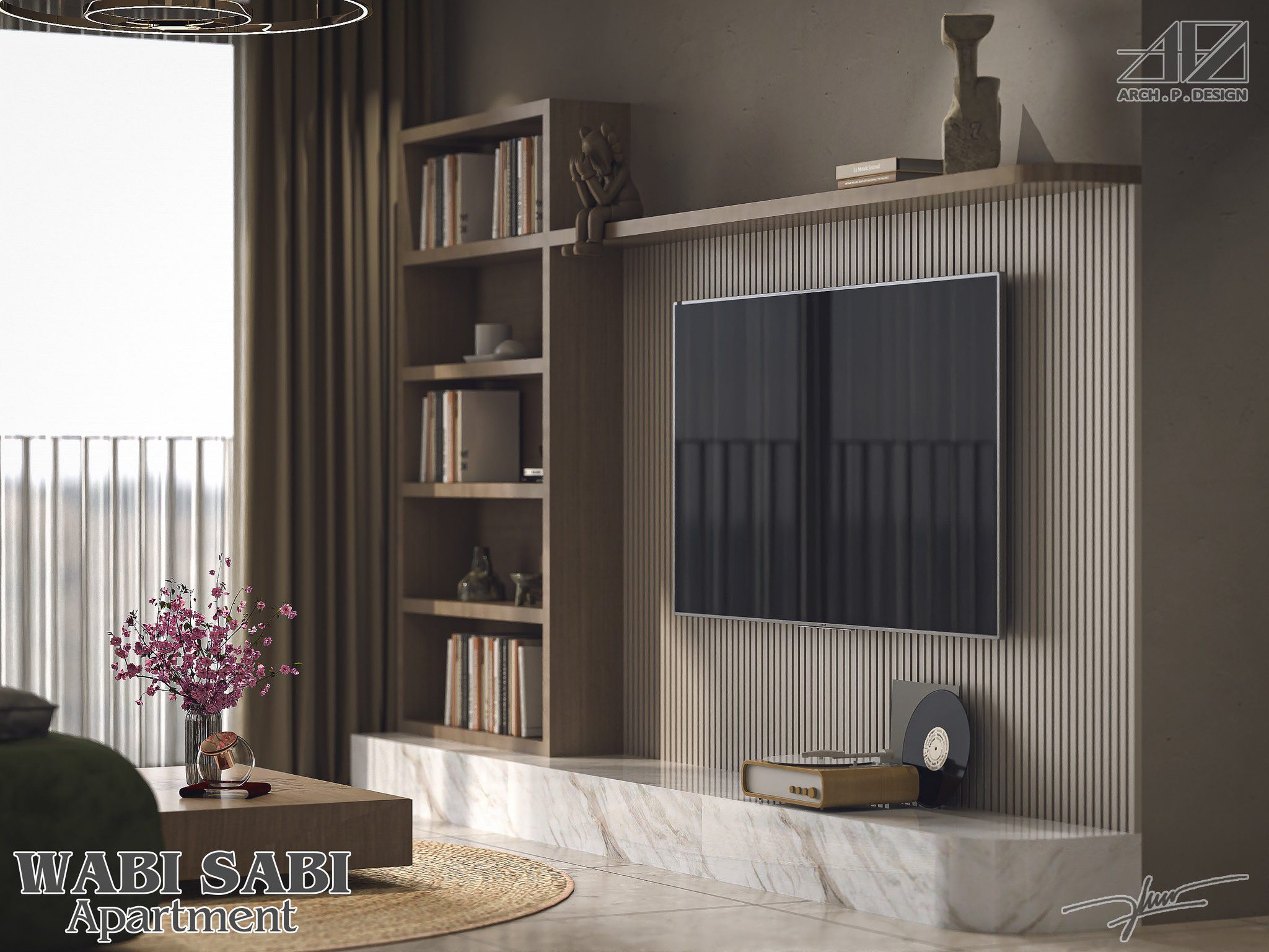 15122. Free Sketchup Wabi- Sabi Interior Model-8