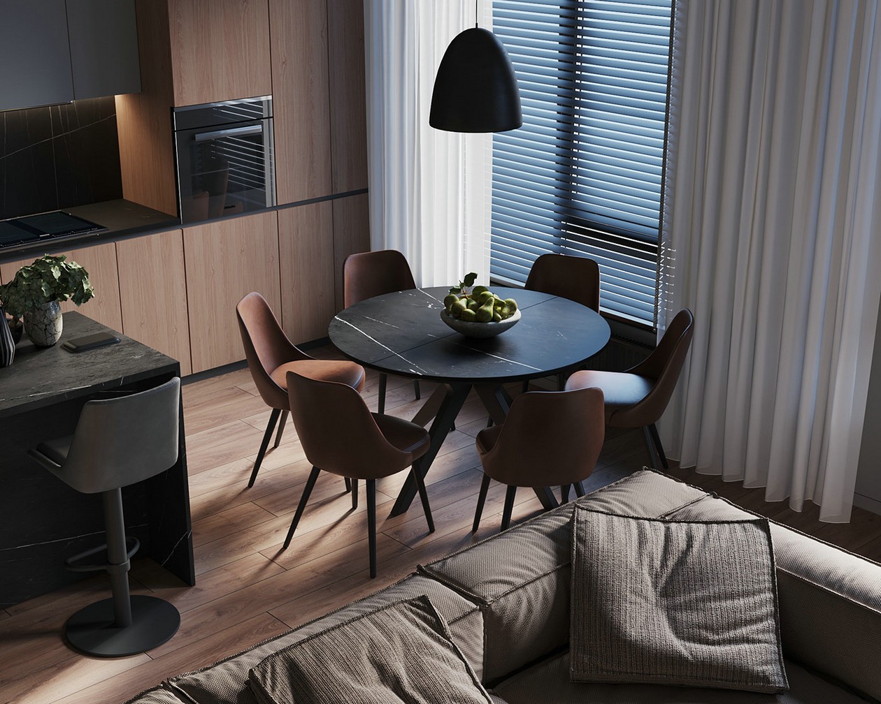 90㎡灰色系公寓设计-3