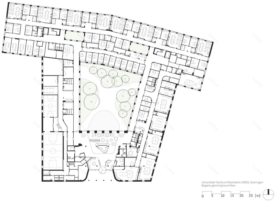格罗宁根大学精神病学中心丨荷兰格罗宁根丨Atelier PRO+Vakwerk Architecten-67