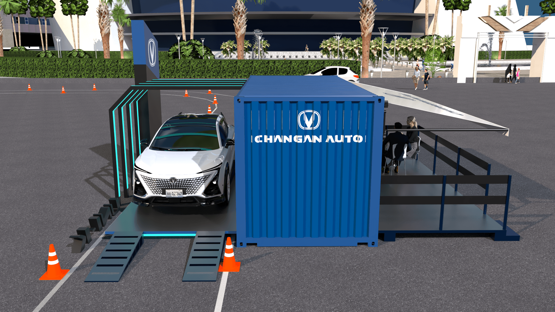 Booth Driving test Changan-3