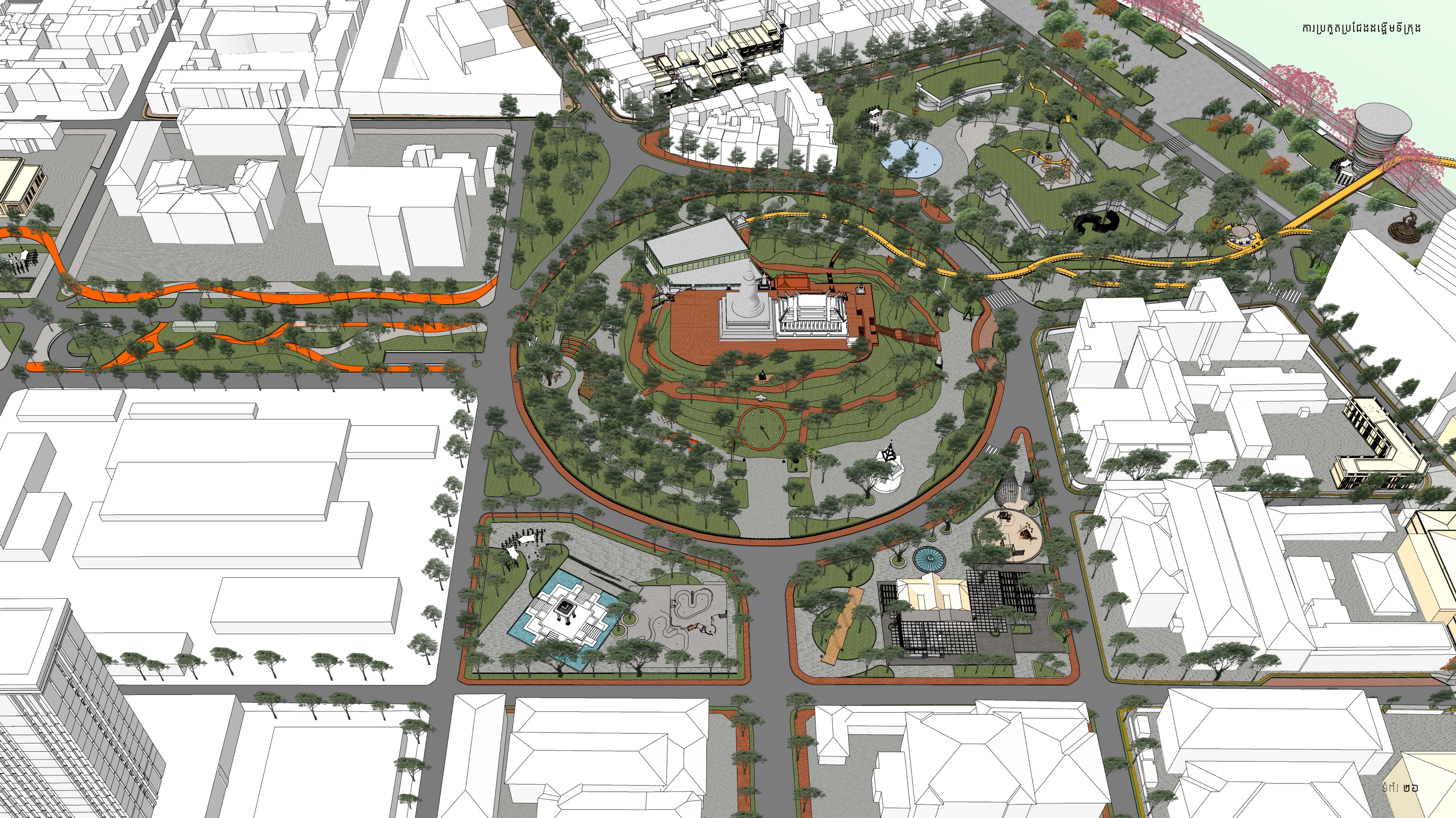 1ST PRIZE/ ACC URBAN DESIGN COMPETITION -WAT PHNOM-30