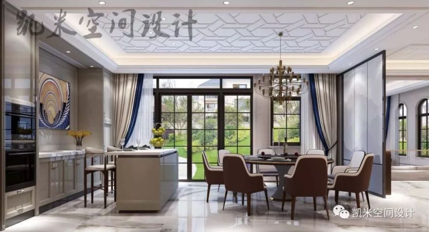 杭州昆仑府现代轻奢生活美学空间-12