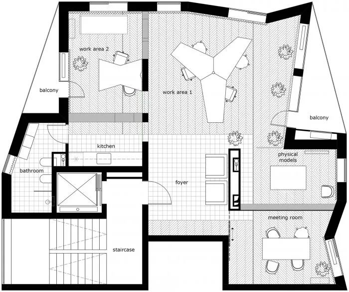 开放式家庭工作空间设计丨保加利亚丨Another Studio-10