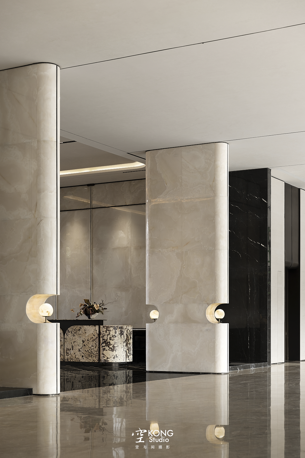 华润置地港宸润府销售中心丨内构筑设计-19