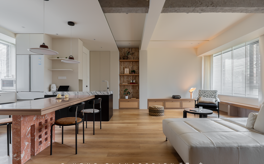 100㎡的独处自由，把三间卧室变成客餐厅-13