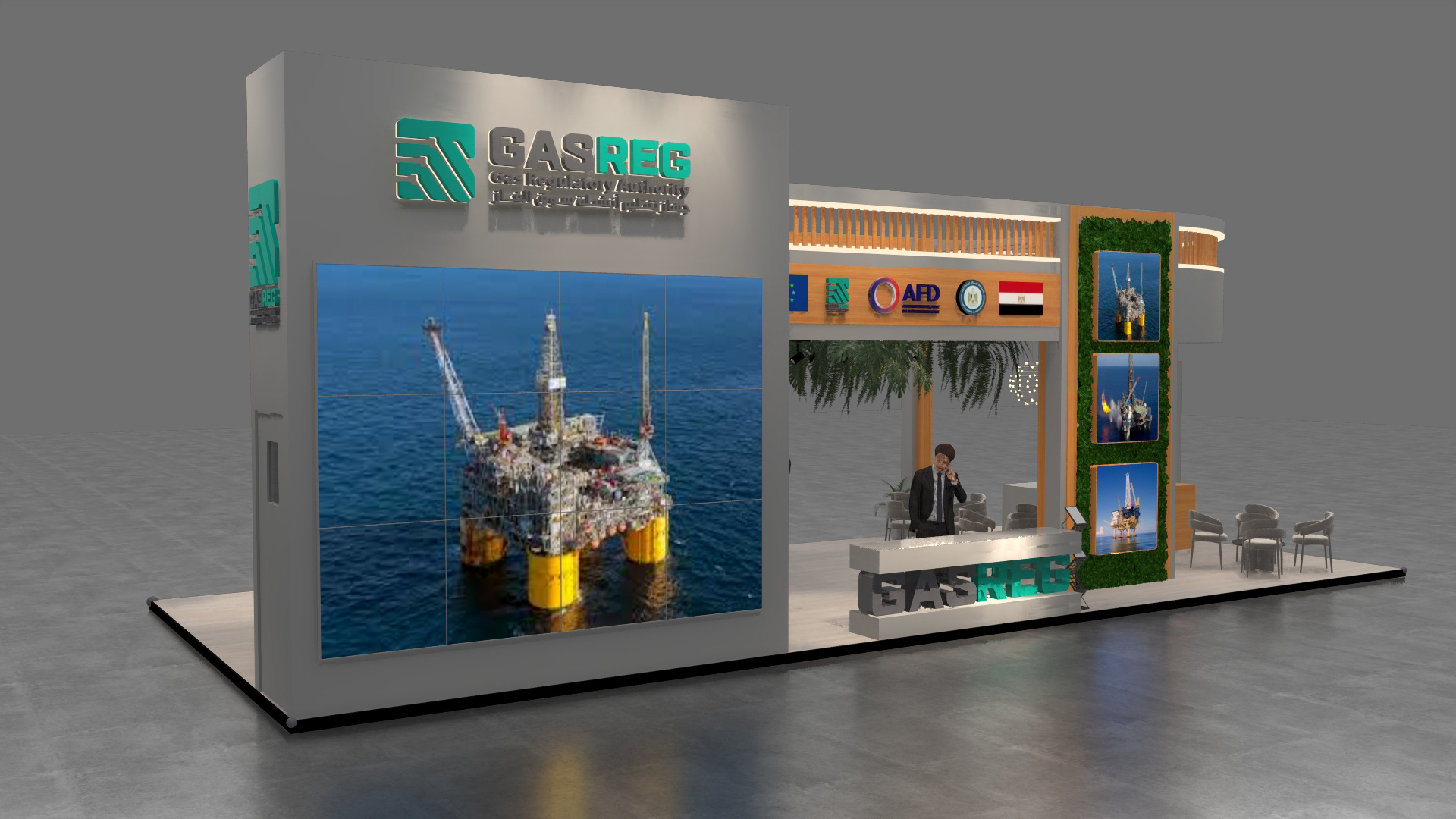 GasReg exhibition- stand- booth- design - event - 3D-23