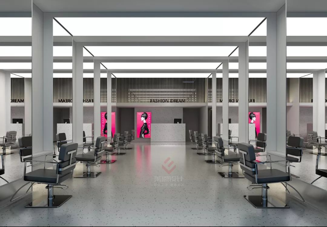 简约美学空间,打造时尚美容美发店-21