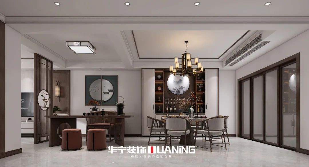 古梦姚打造白鹭湾 220m²新中式画境空间-67