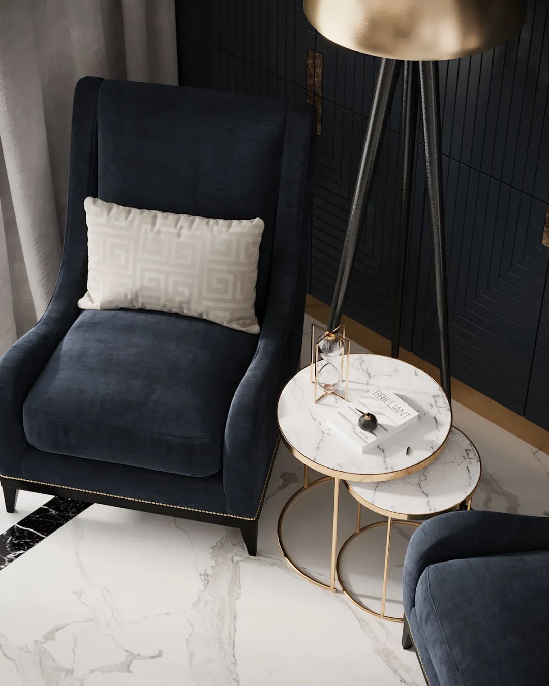 ANNA MARSO 轻奢公寓设计-12