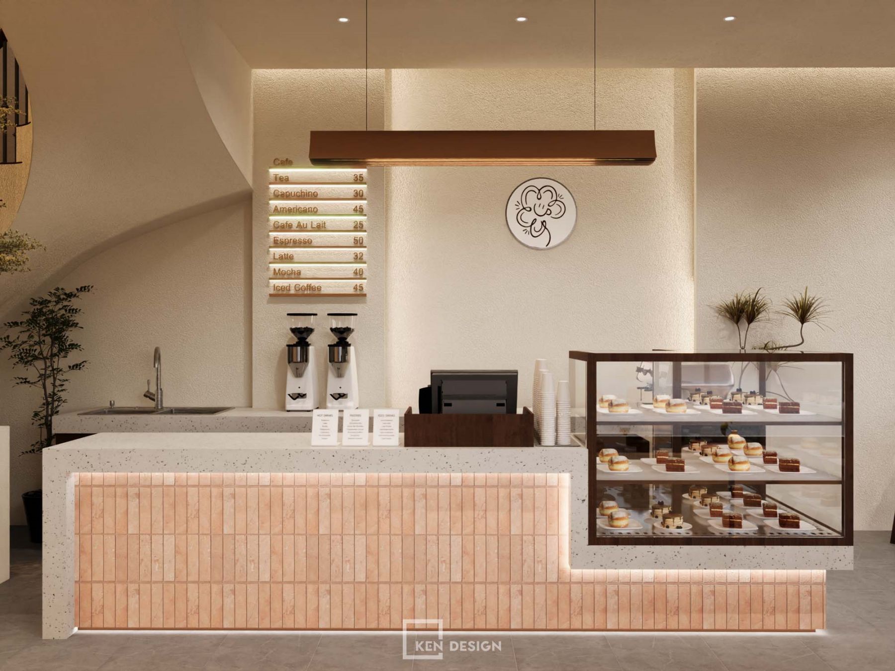 Blume咖啡馆设计丨越南河内丨Ken Design-30