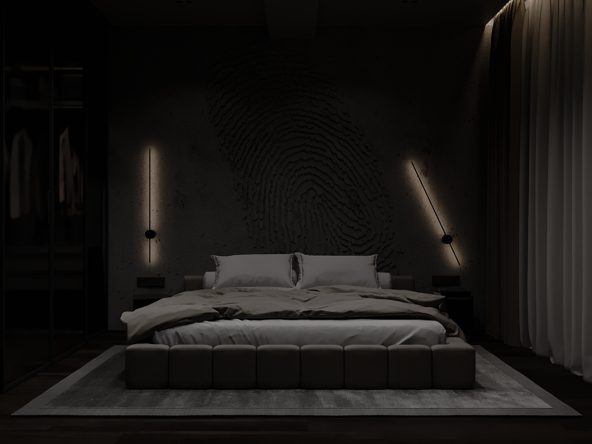 高级黑色系公寓设计 既沉稳又有范儿！-14