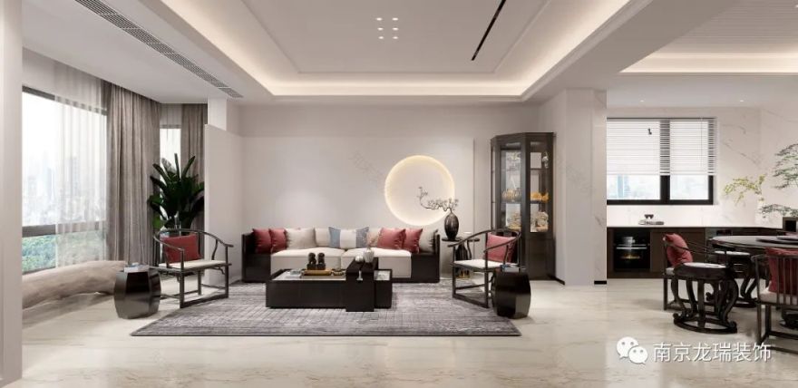 长岛观澜新中式设计,宁静诗意空间-16