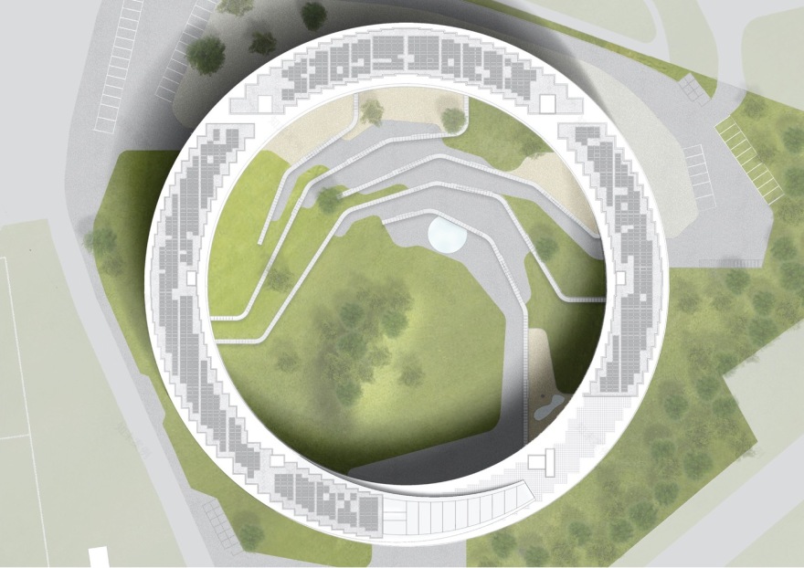 瑞士“旋涡”学生公寓丨瑞士洛桑丨Dürig AG,Itten+Brechbühl AG-14