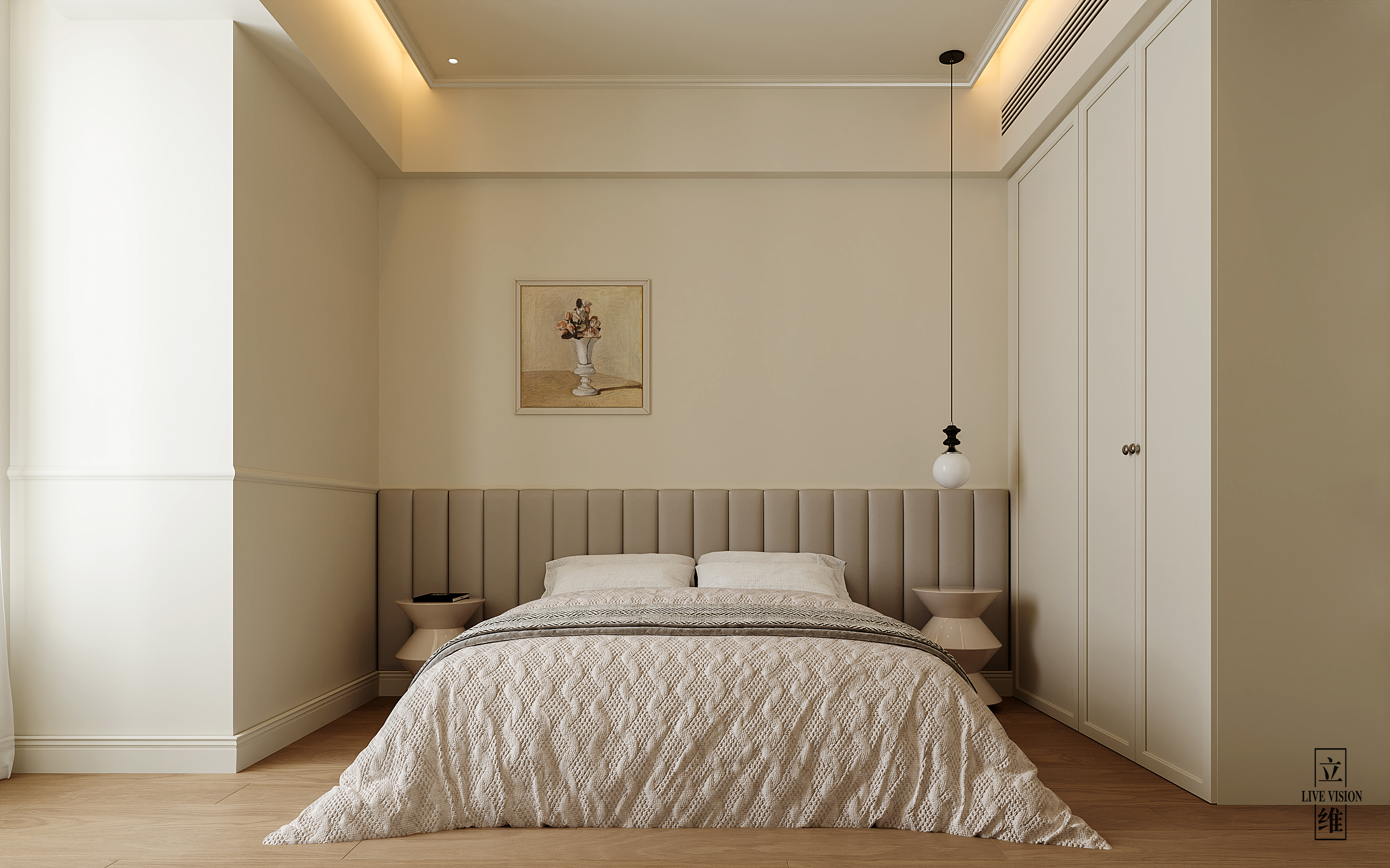 近期渲染 现代奶油风-22