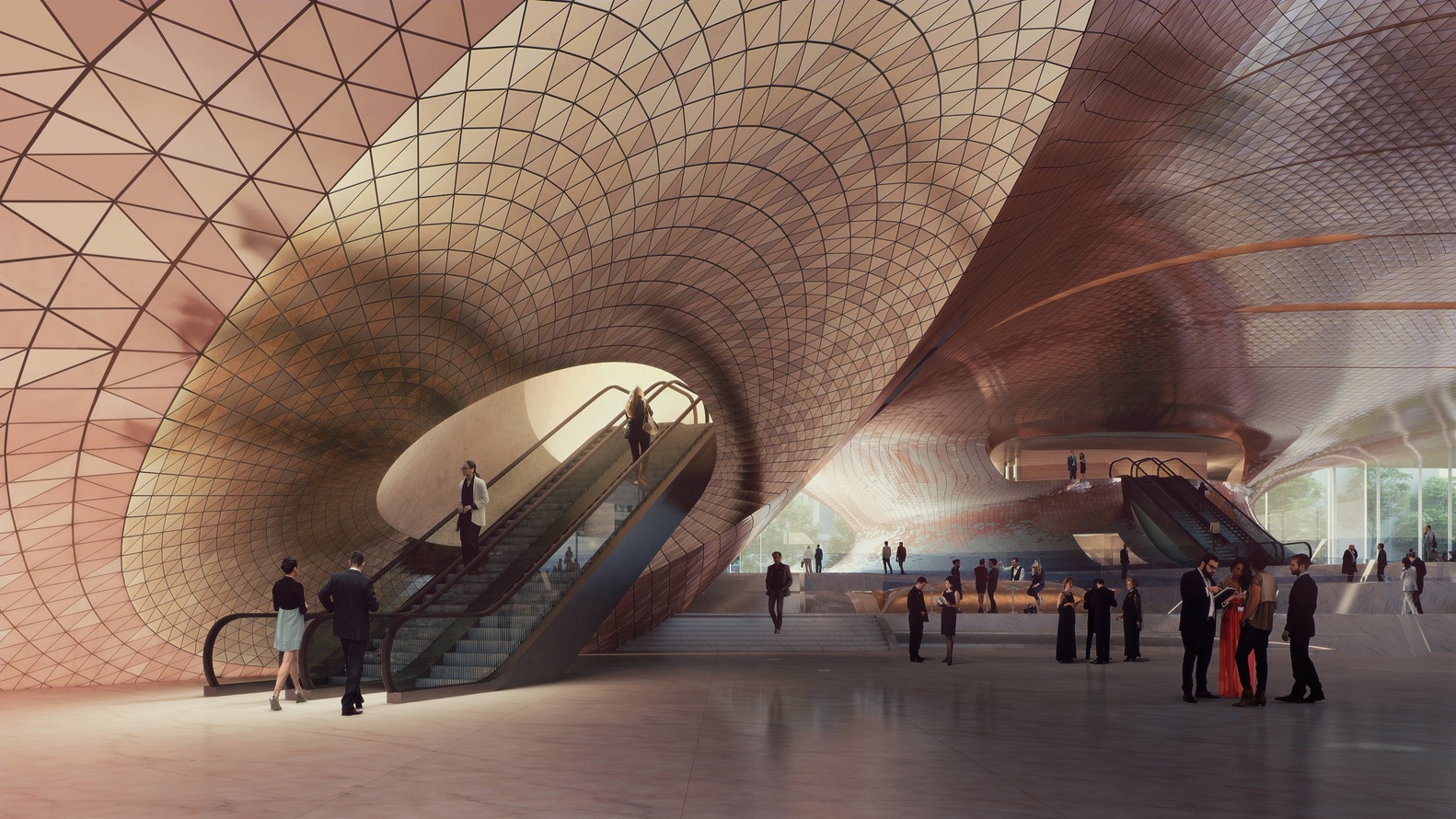 Zaha Hadid Architects Reinterprets Sound Waves for the Sverdlovsk Philharmonic Concert Hall-3