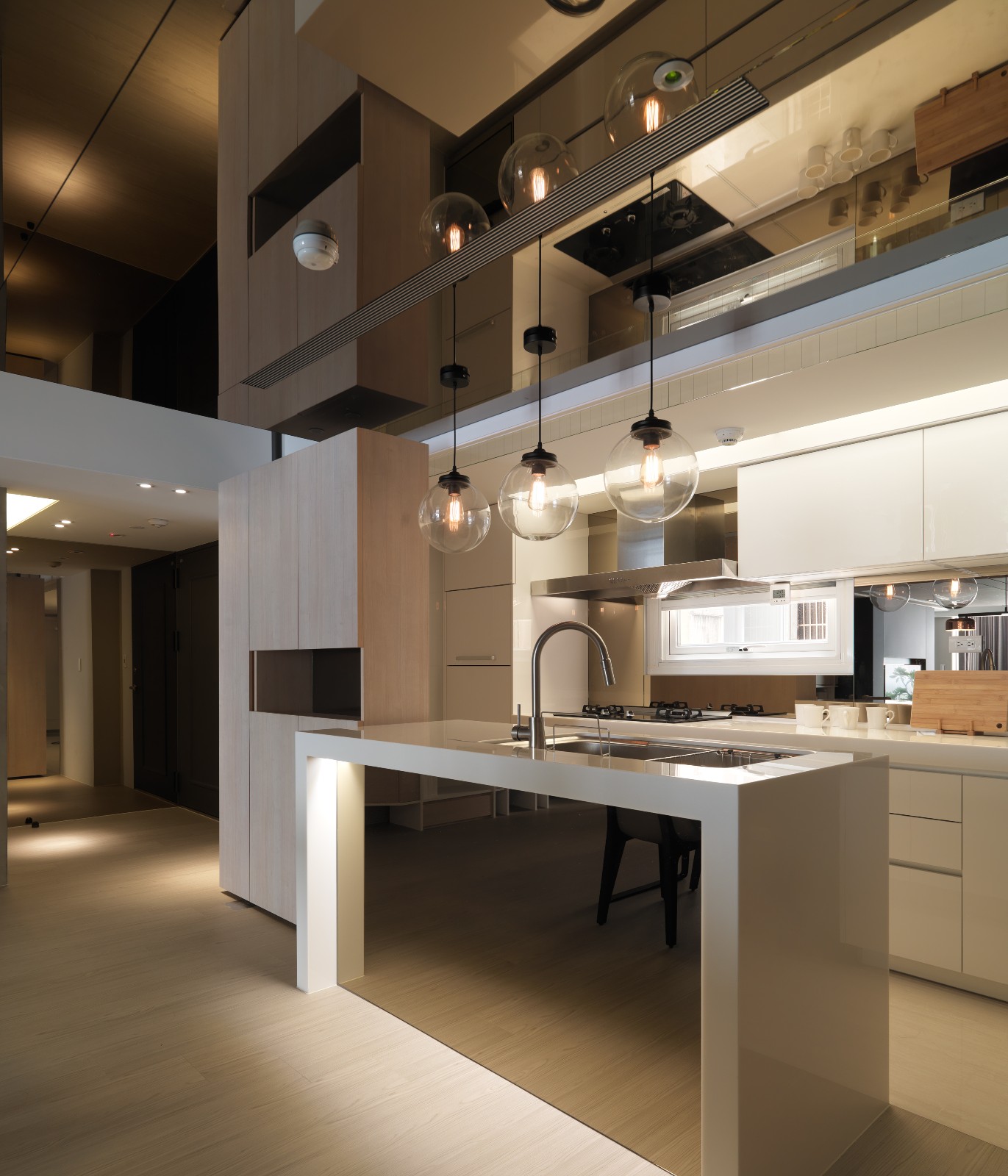 122m²现代工业风住宅  演拓空间设计-4