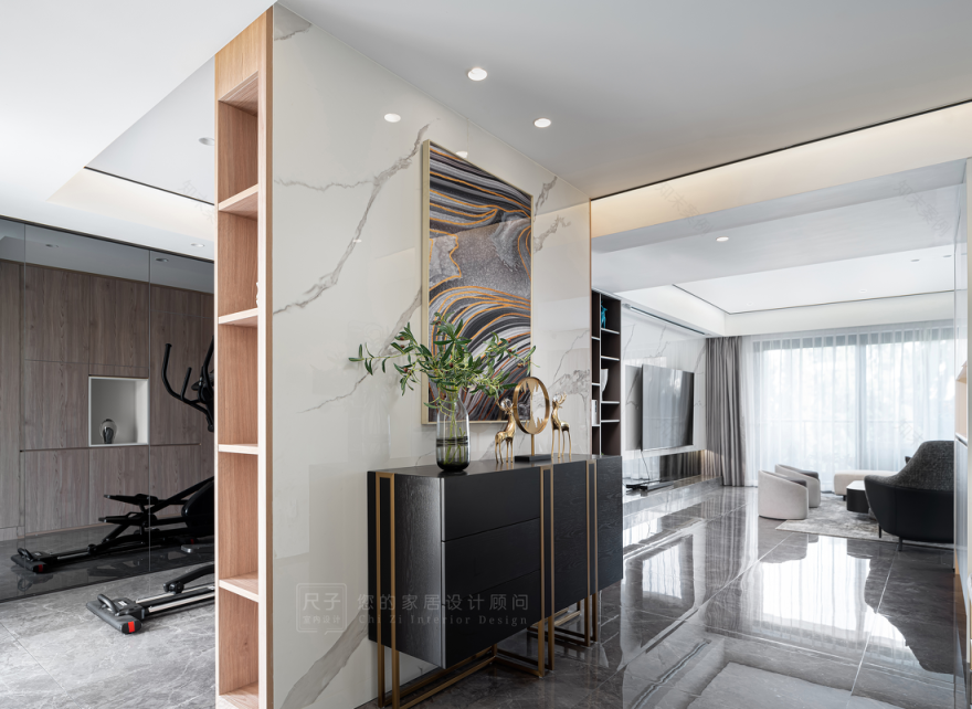 245㎡现代风住宅 | 光域之舞,诗意生活-2