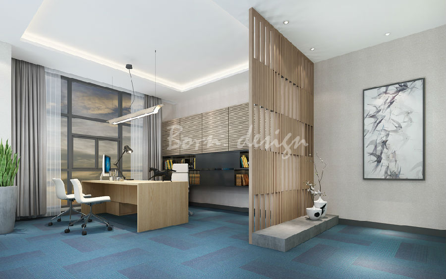 信息技术办公室空间设计-10