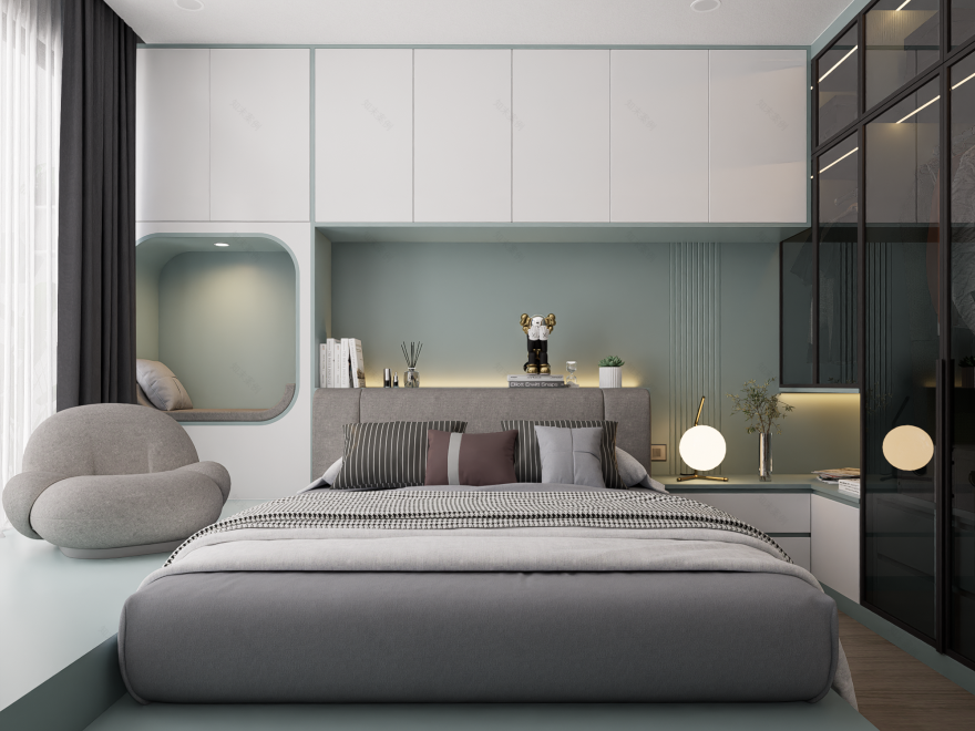 PD 的公寓 维纳家园大型公园丨越南胡志明市丨Huy Le-12