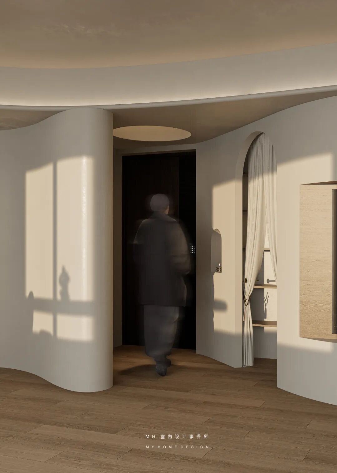 【首发】MH设计新作：流动的诗▏解构空间-28