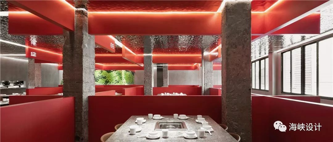 重慶火鍋店設計 | 紅與黑的 harmony-29