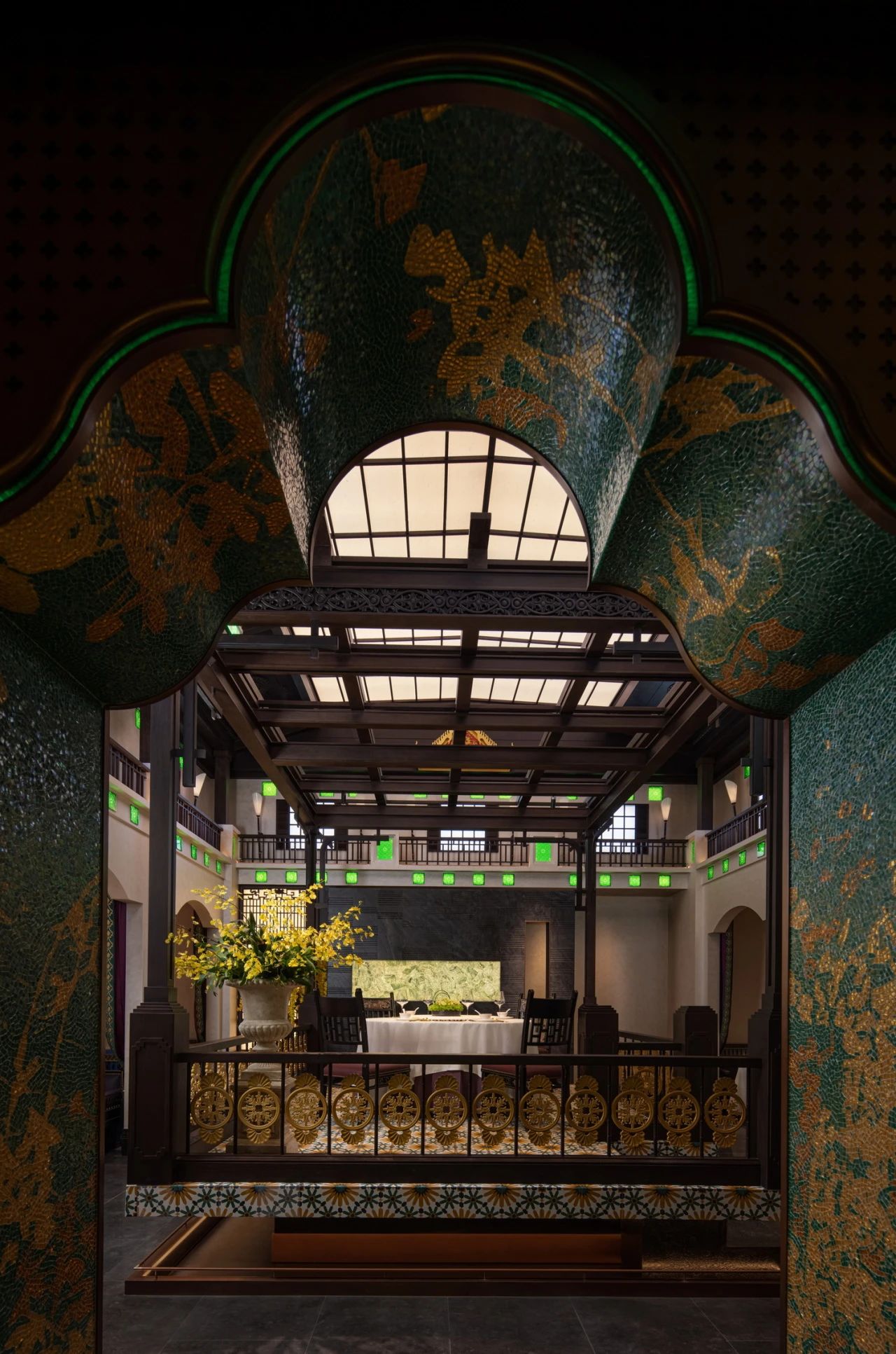 金链花餐厅(国贸)丨中国北京丨杭州意关联设计事务所-12