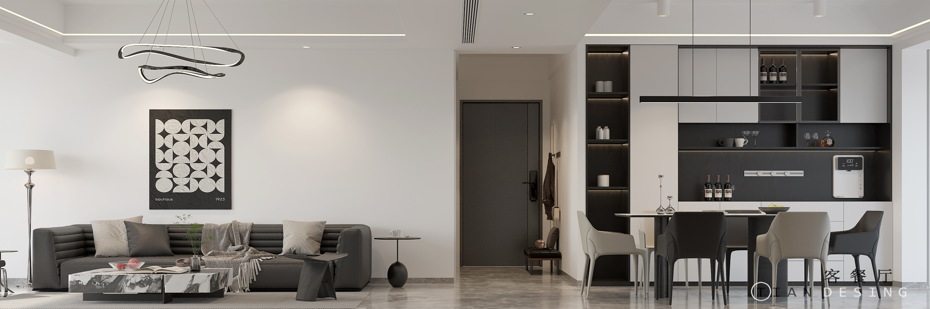 粉白黛黑现代黑灰白（万象府台）丨中国长沙-12