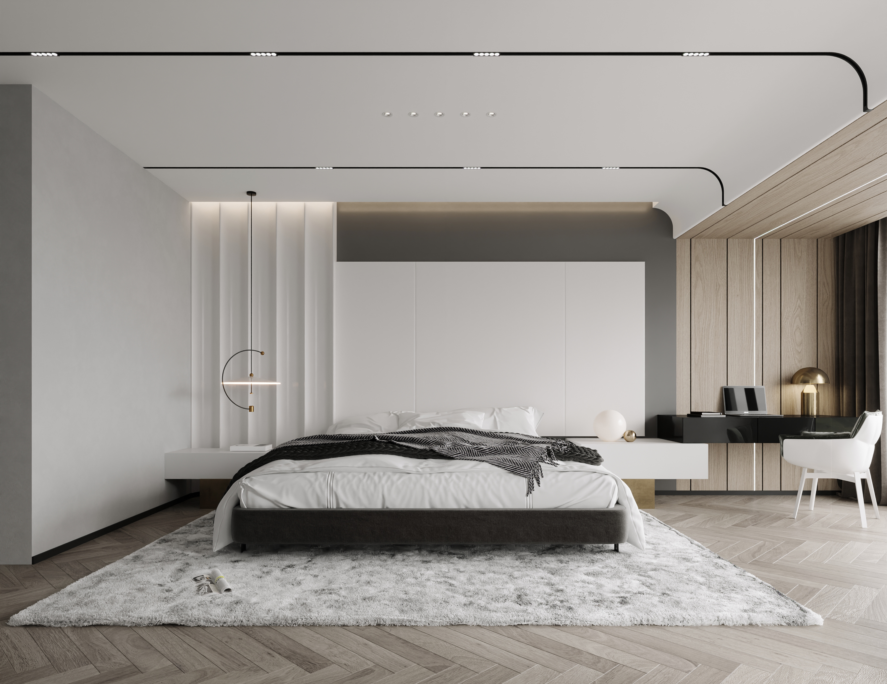 现代风格层住宅设计丨筑荣视觉-13