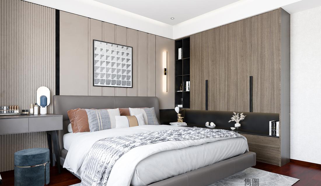 广州兰亭盛荟 130m²高级灰时尚家居丨中国广州-18