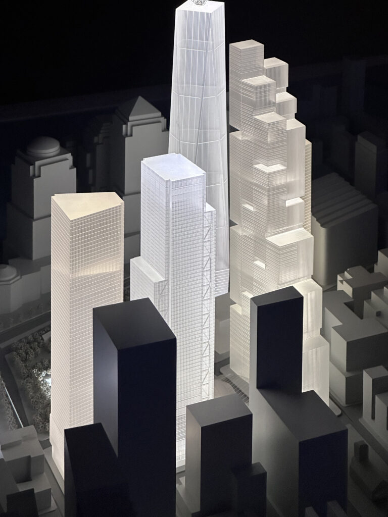 Silverstein Properties Unveils Scale Models of 2 and 5 World Trade Center Skyscrapers in Financial District, Manhattan - New York YIMBY-7