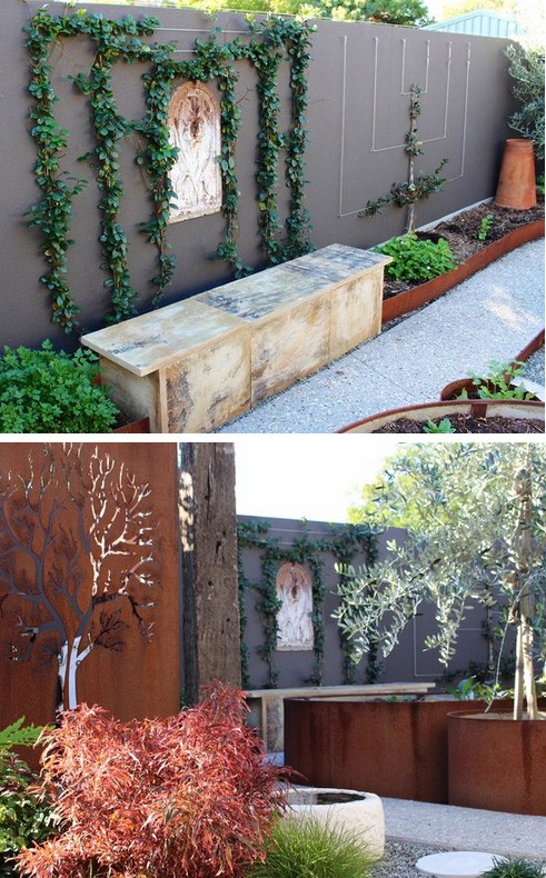 日本风格小面积庭院设计-19