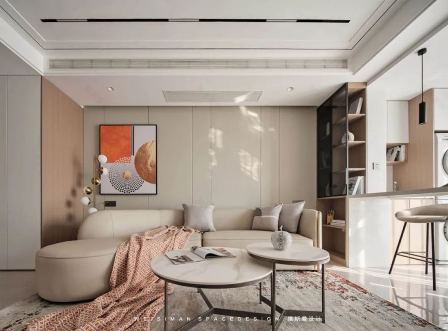 奶油色调的温柔私宅丨苏州维斯曼全案设计-18