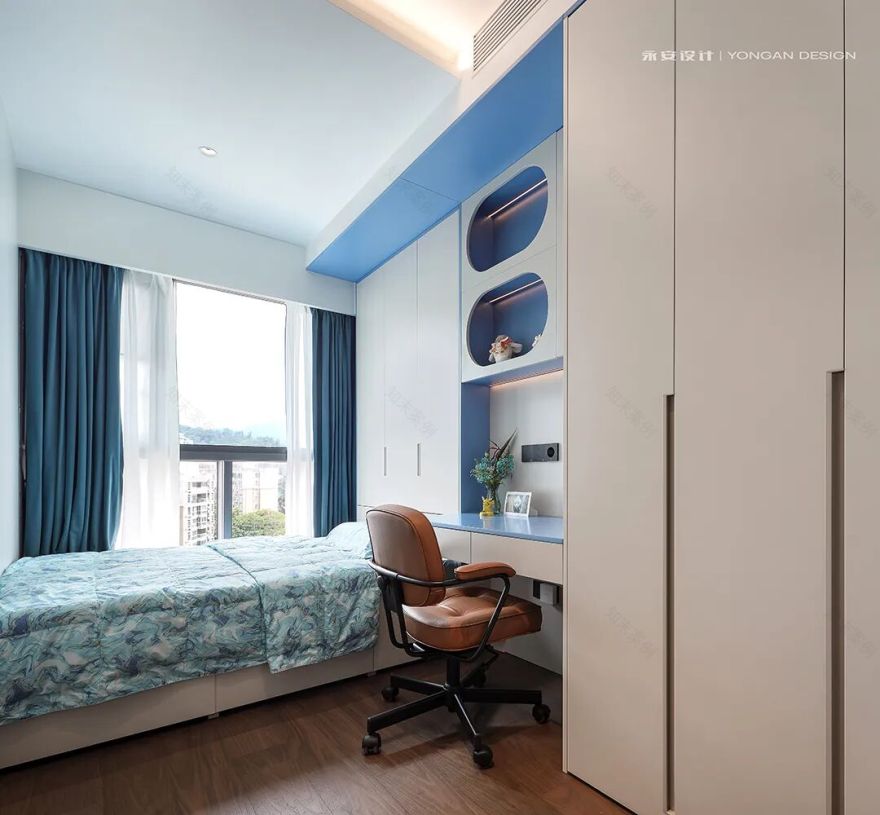 永安实景丨东海富汇豪庭107m²【设计让非常规空间重新涅槃】-149