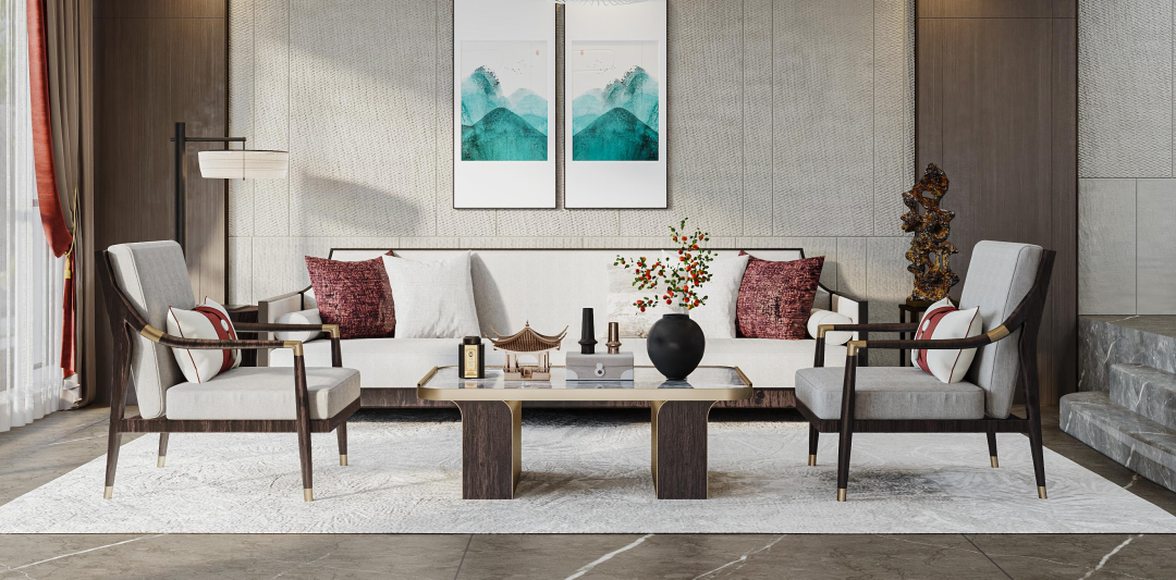 西安紫薇田园都市F区新中式风家居设计丨中国西安丨西安·大小空间设计-10