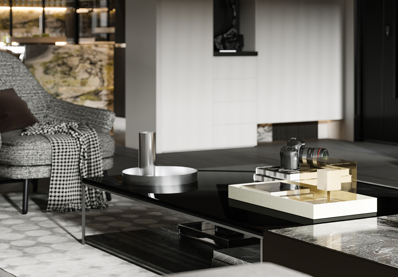 现代简约平层空间丨左舍-3