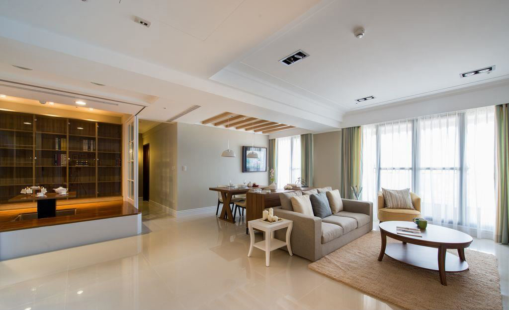 春雨设计--32坪 三房 ‧ 混搭風-9