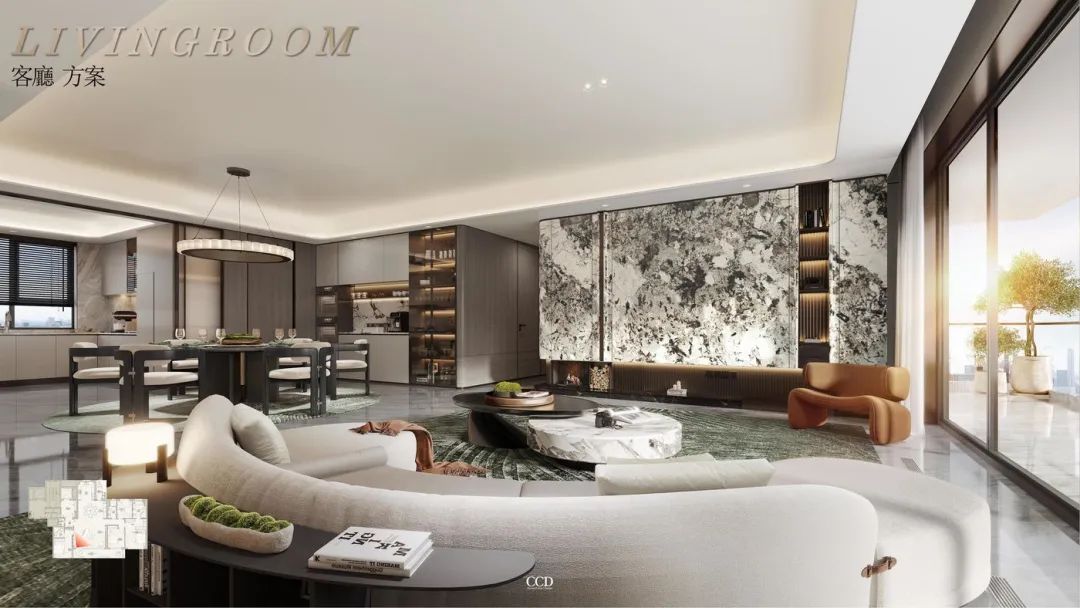 则灵艺术x首发|245㎡空中藏品级塔尖艺术豪宅一当代奢华云端大宅范式!-188