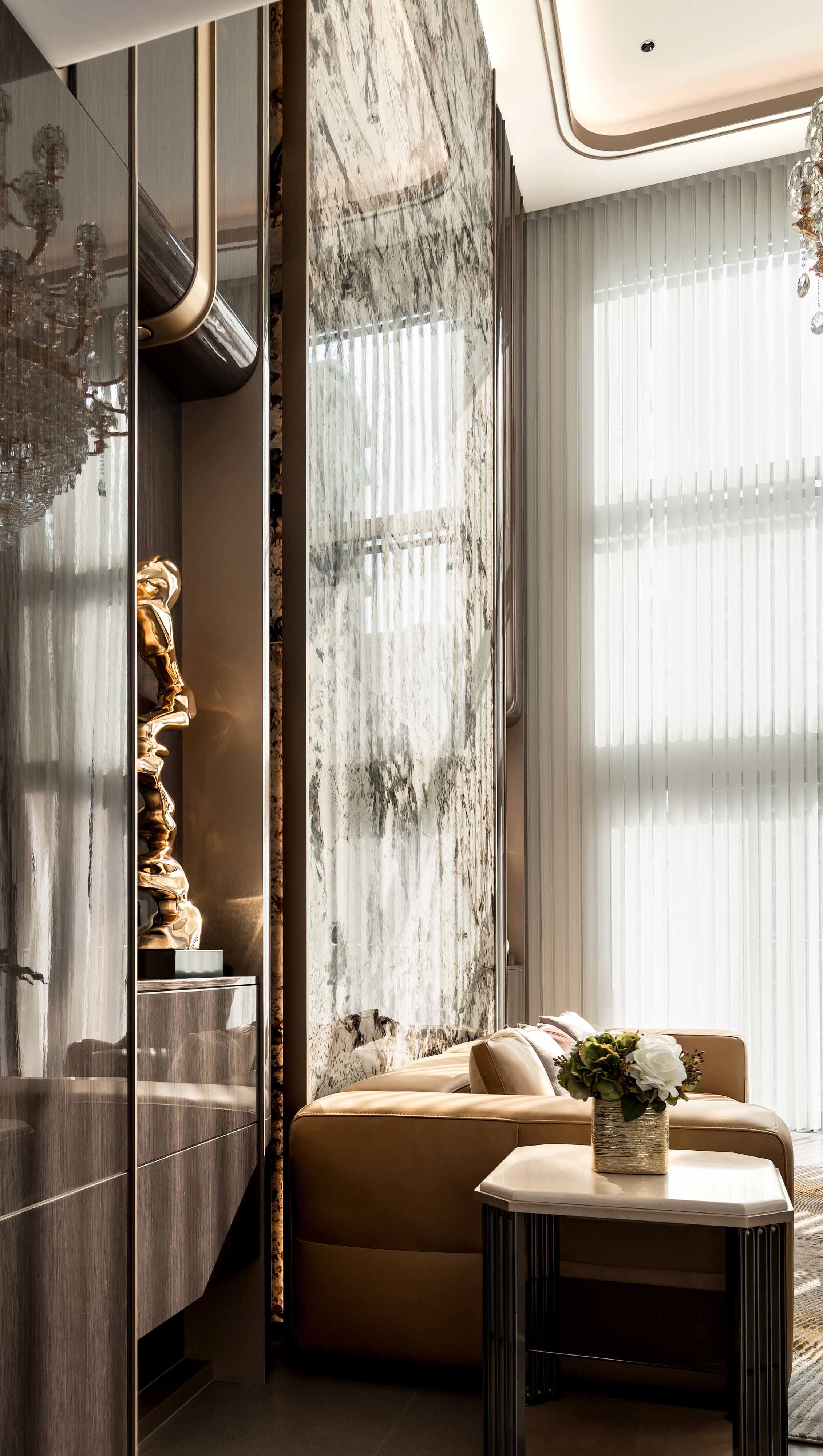 常州 225m²墅境大平层,都市雅奢之所丨中国常州丨星艺装饰全案设计中心-13