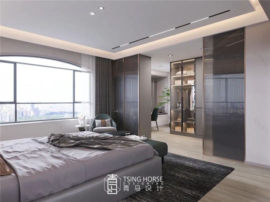 蓝光公园华府顶复丨青马别墅设计-65