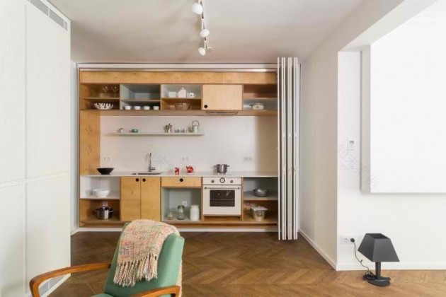 索非亚色彩明亮公寓室内设计丨保加利亚索非亚丨dontDIY建筑事务所-11