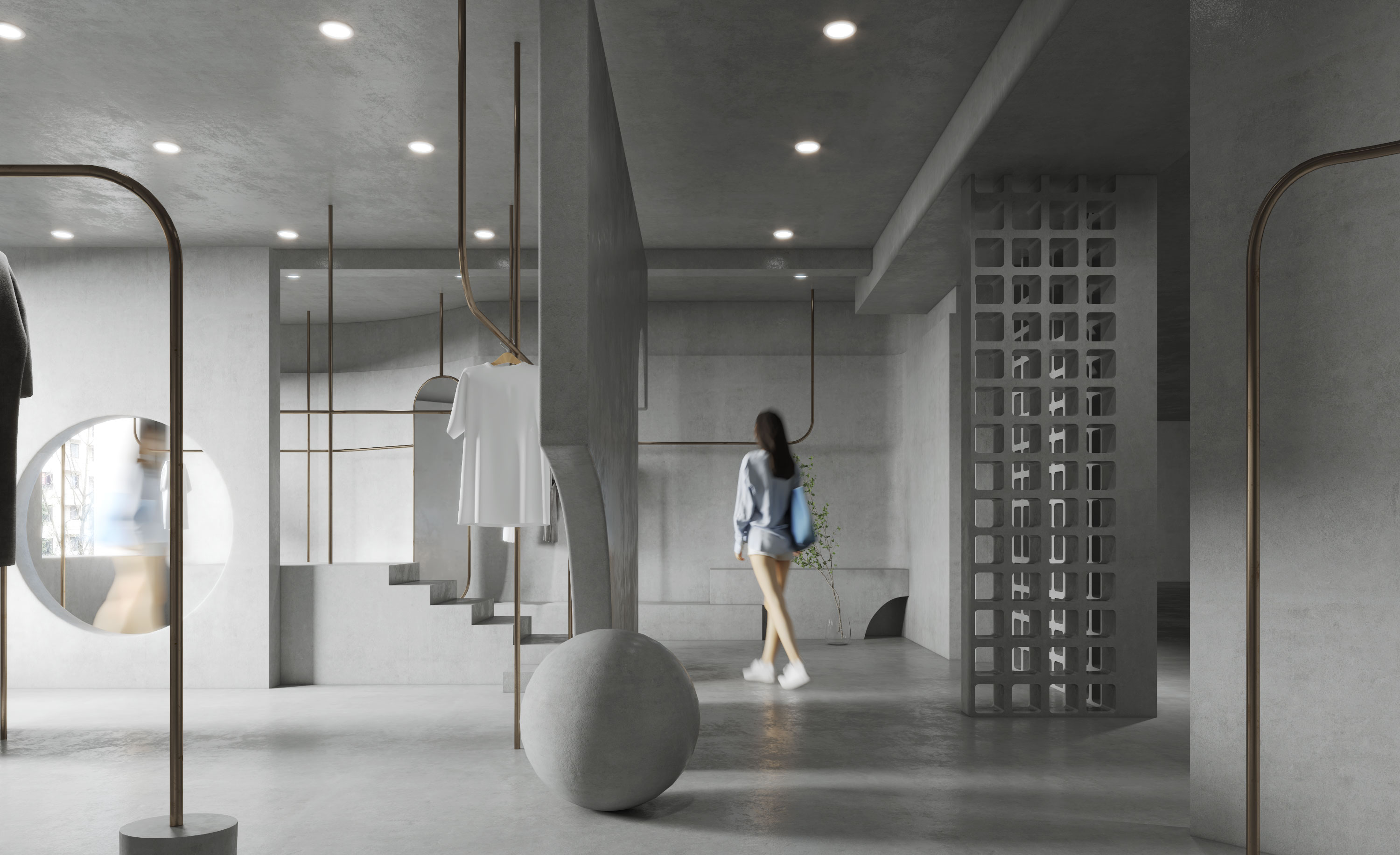 VRay5.0大师级渲染—服装展厅-2