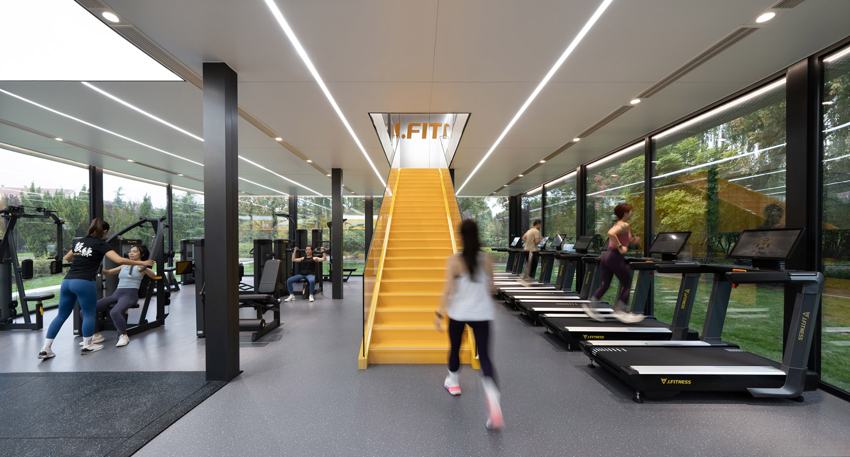 J· Fitness模块化预制智能健身房丨中国河北丨十域建筑-24
