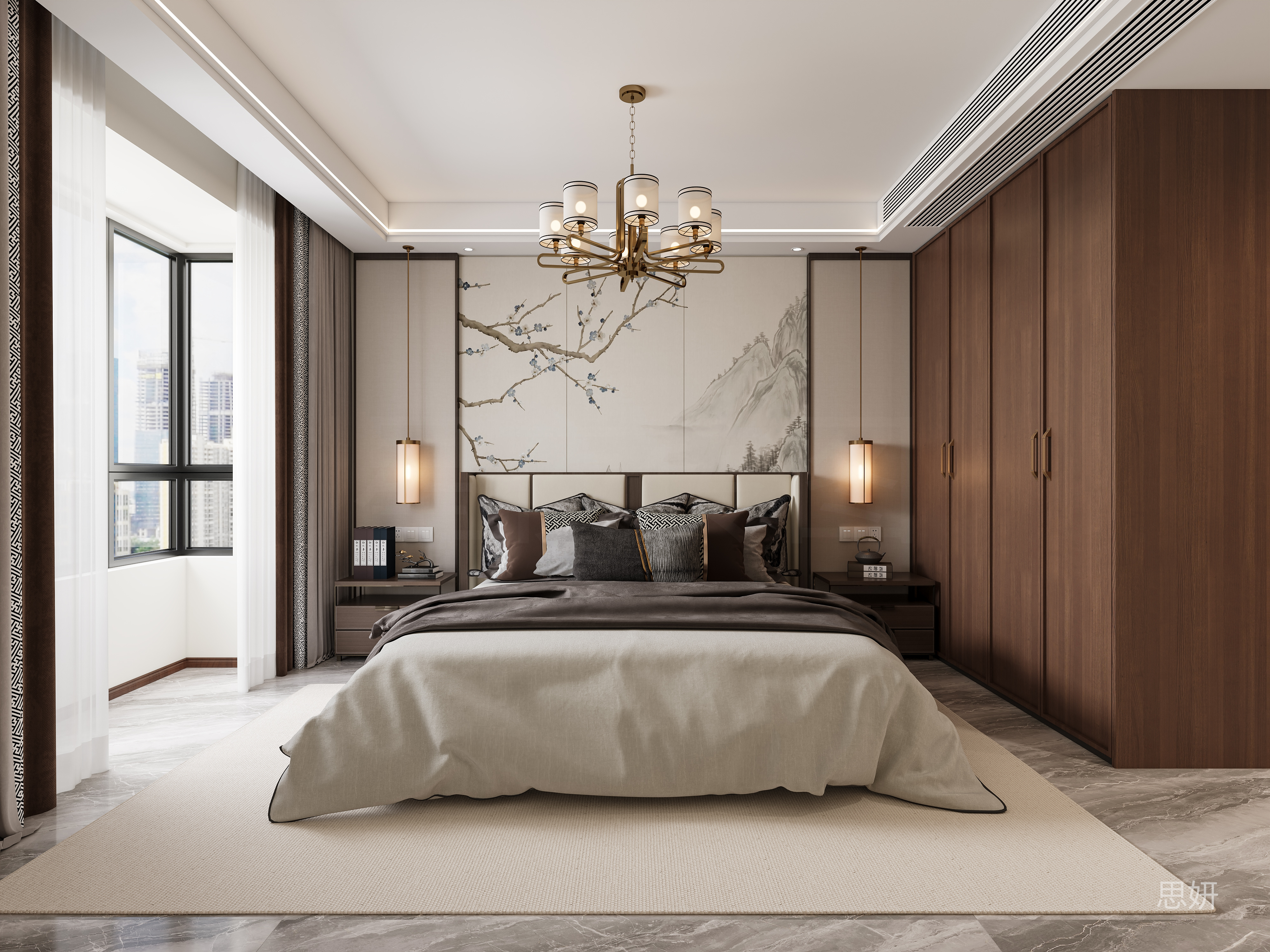 新中式装修欣赏丨传统与现代的交融-6