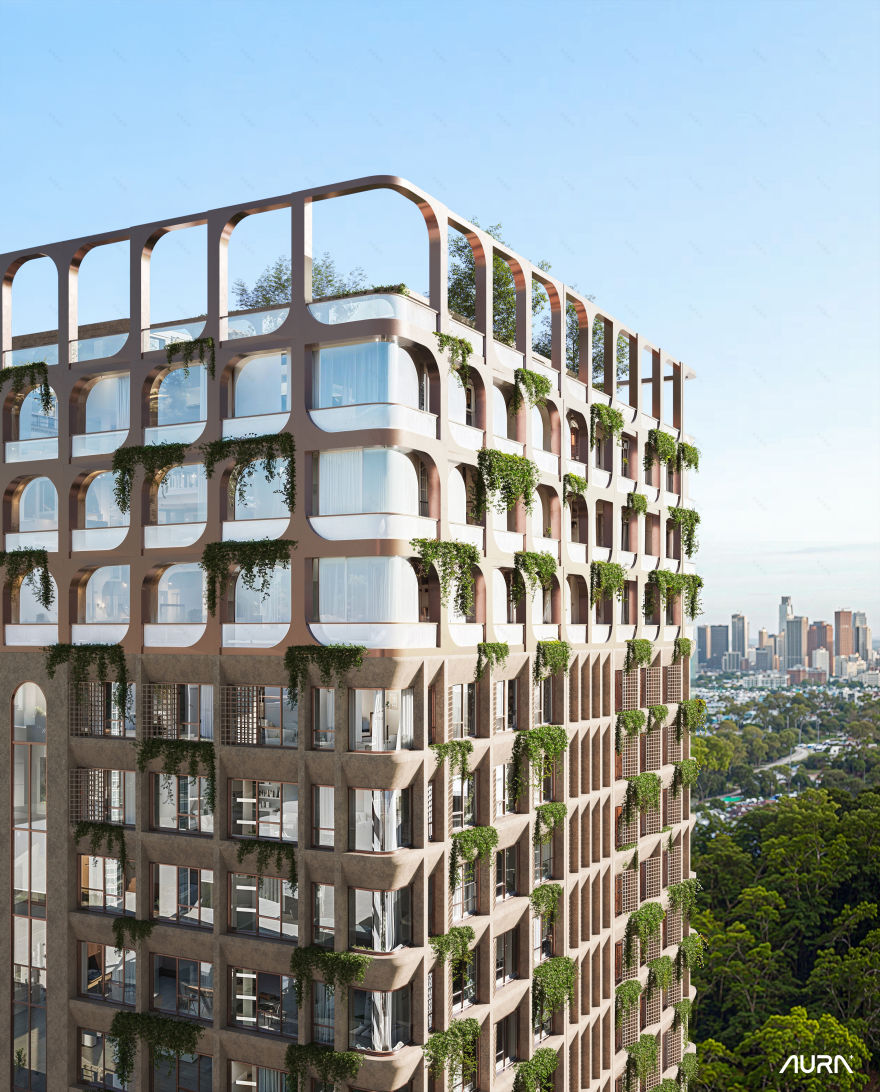 华盖;树冠层;天篷(具体含义需结合语境确定,这里按常见释义给出) 丨阿联酋迪拜丨Aura Plus Studio-7