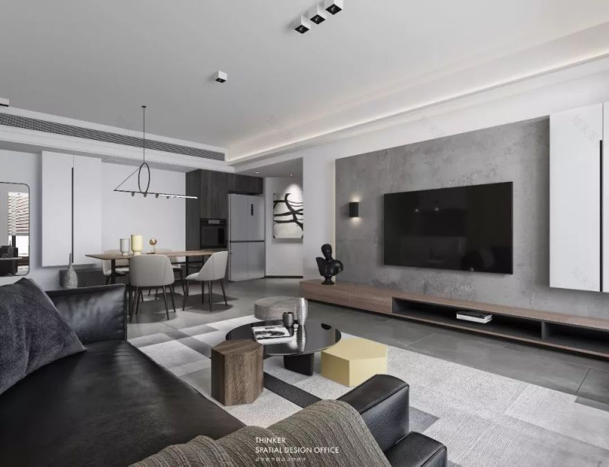黑白灰简约风,跃进家园的现代生活美学-45