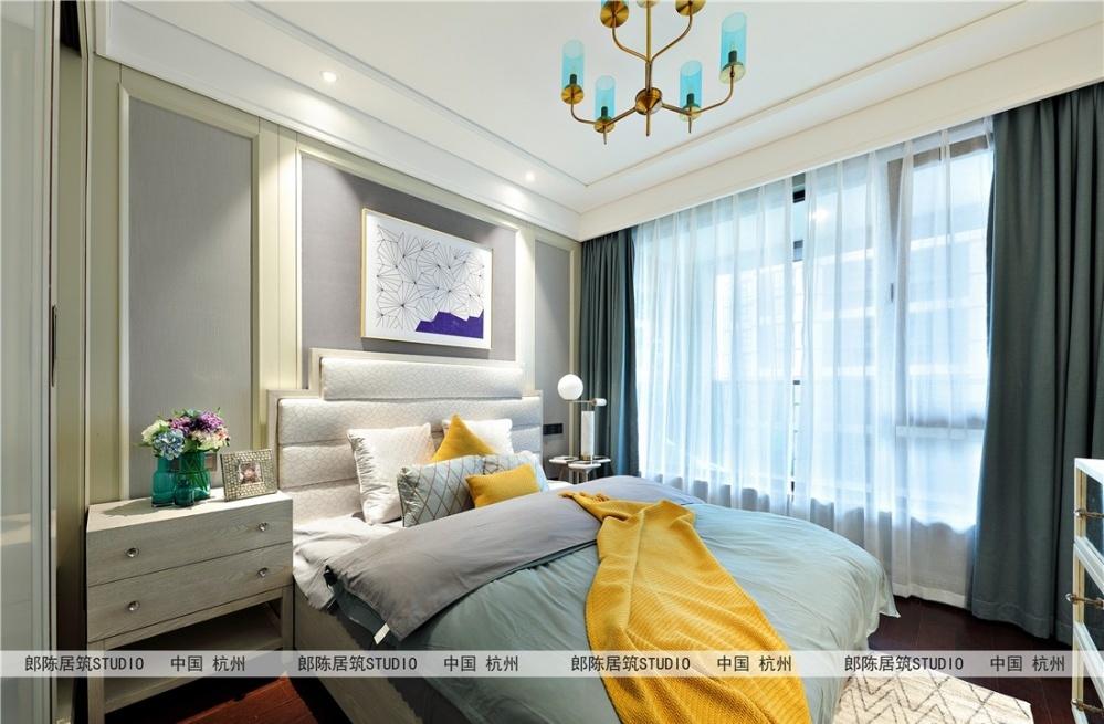 望湖别居 | 蓝调新中式,生活情调与自然气息完美融合-23