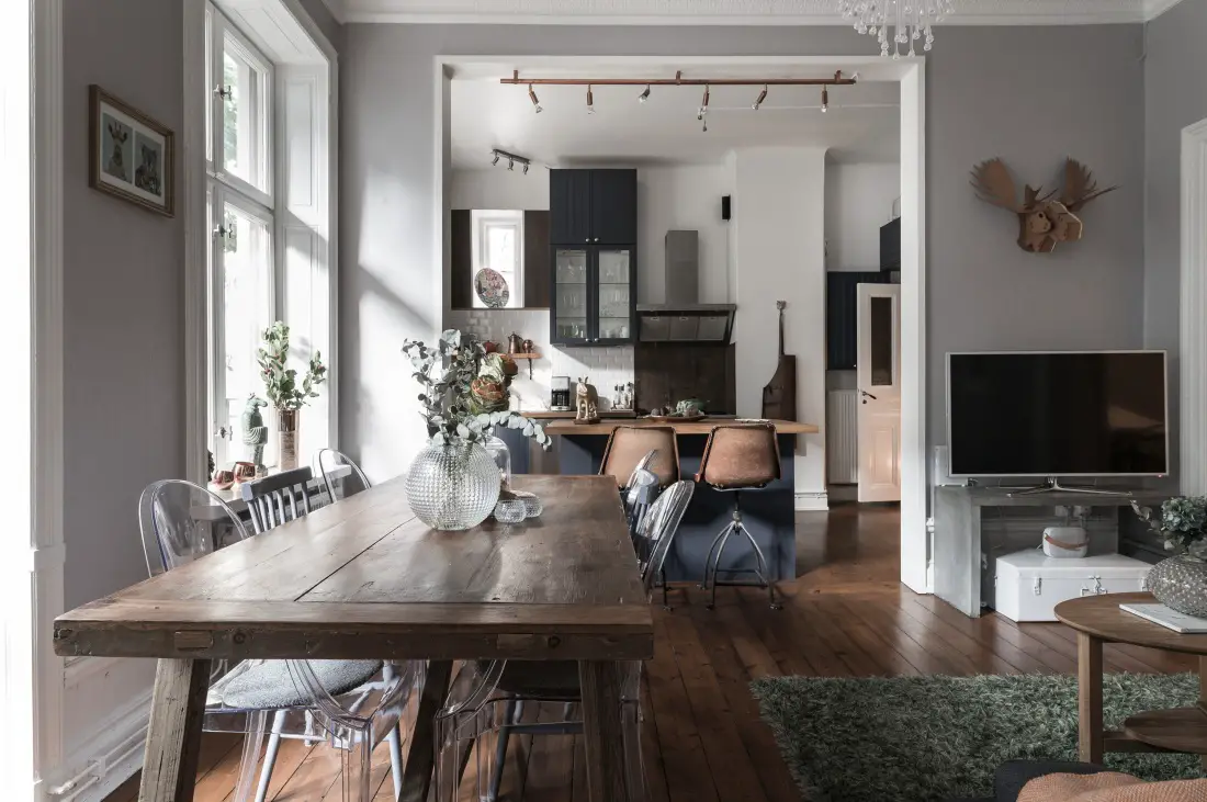 暗夜公寓，灰色温馨空间-4