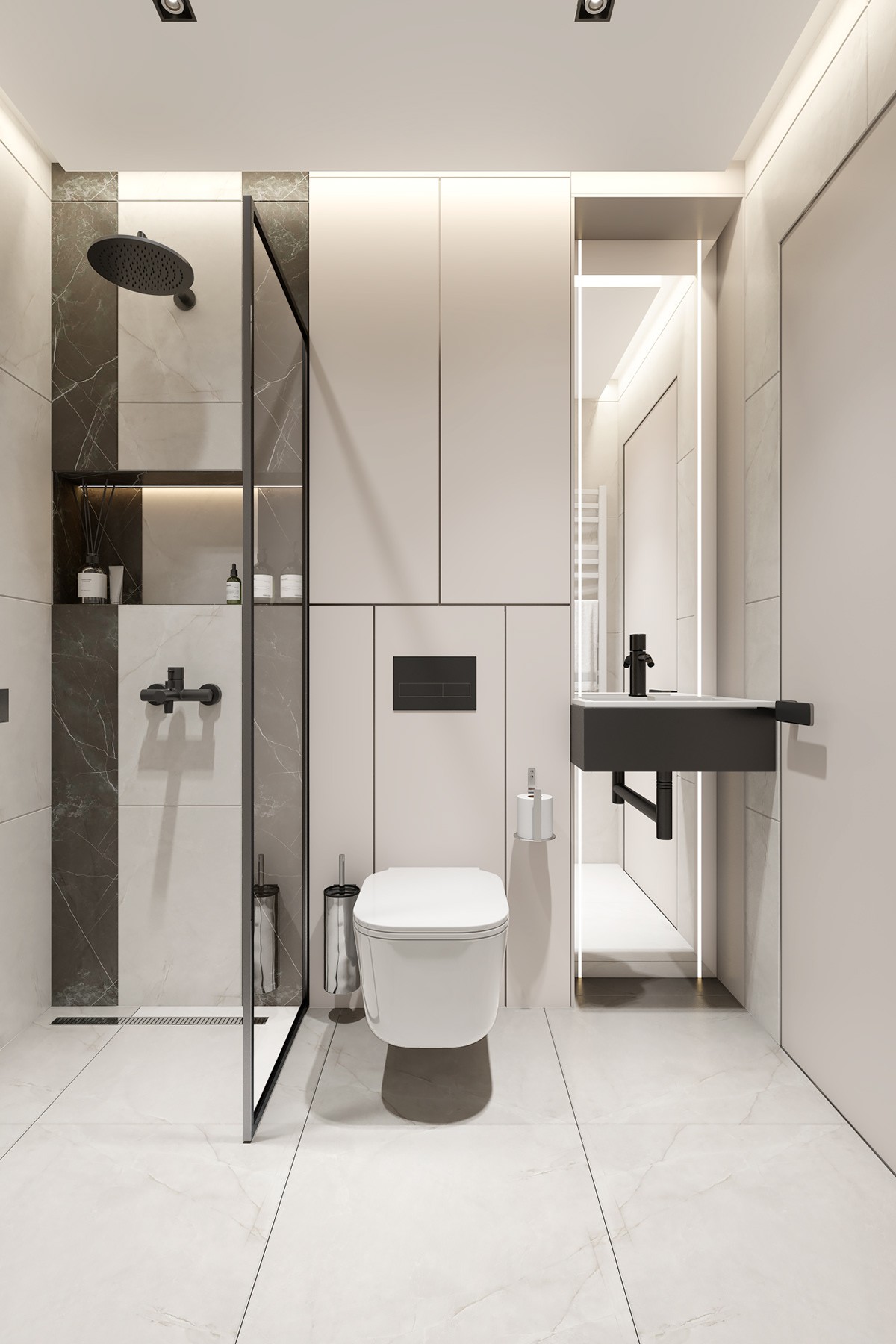 110㎡浅色系空间-15