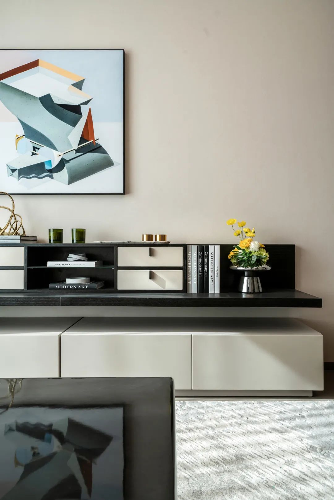 春光里的温暖家 | 济南奥体金茂府 230 样板间设计-30