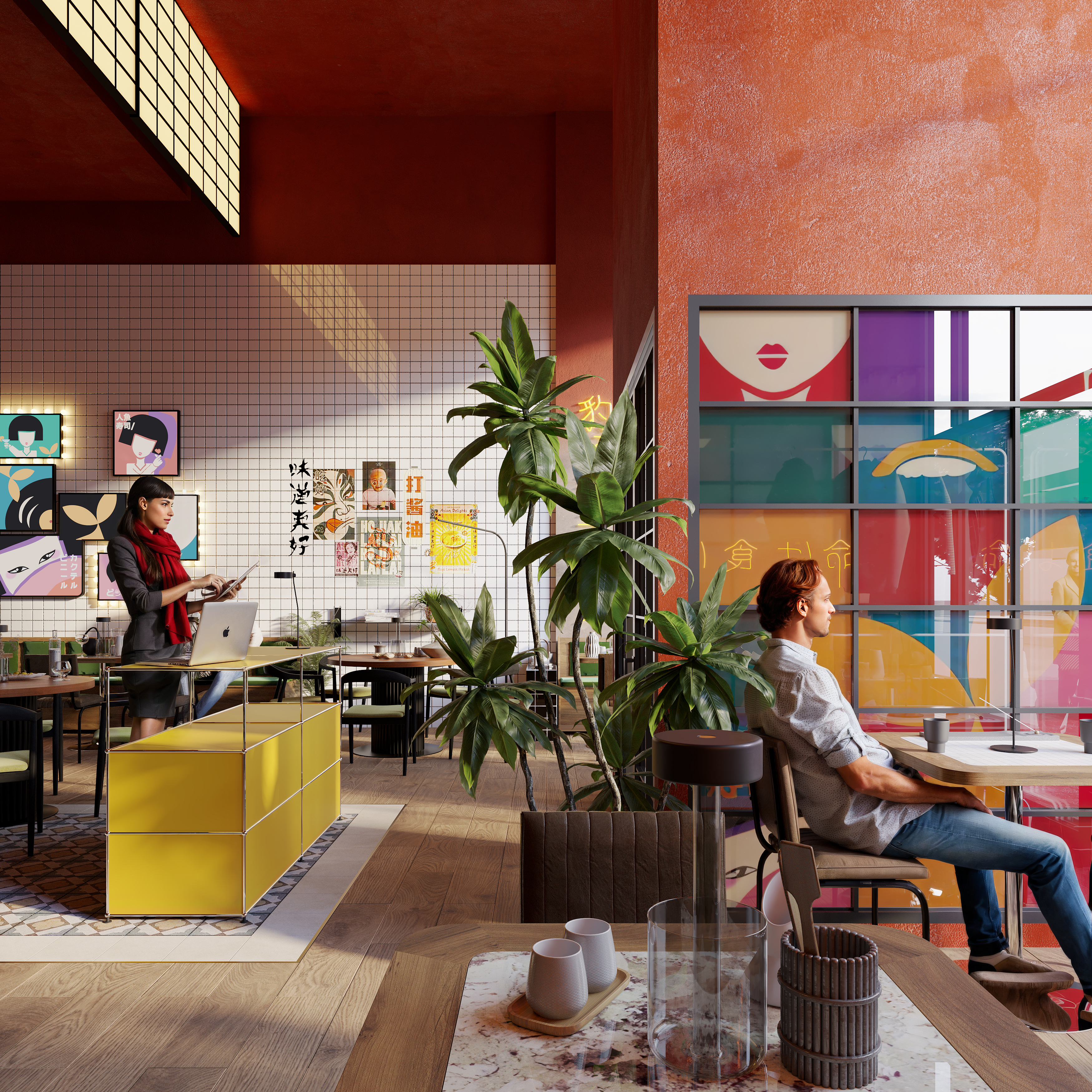 RUSALOCHKA Restaurant — 3D Visualization-9